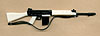 Fusil SLR blanco