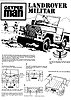 Land Rover Militar sin cajon