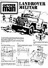 Land Rover Militar con cajon