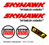 Skyhawk "El halcón volador" con fondo transparente
