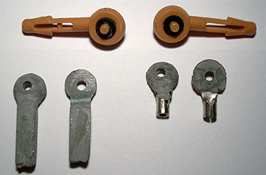 Todas las piezas, listas para montar.